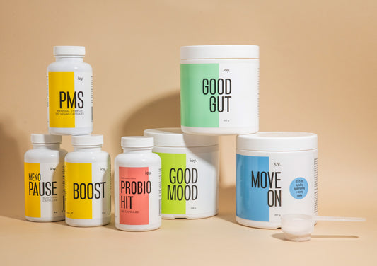 What is the difference between the GOOD GUT and GOOD MOOD supplements?